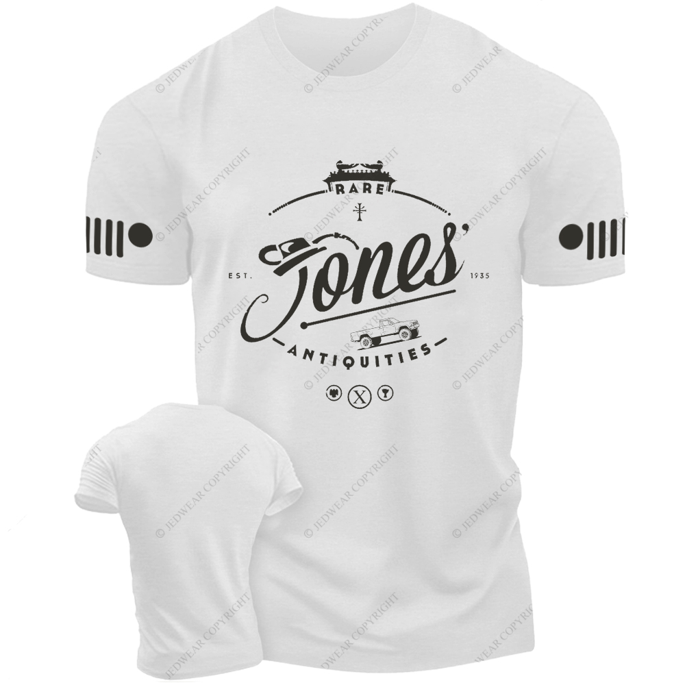 Jones Rare Antiquities Est 1935 Jp T-shirt