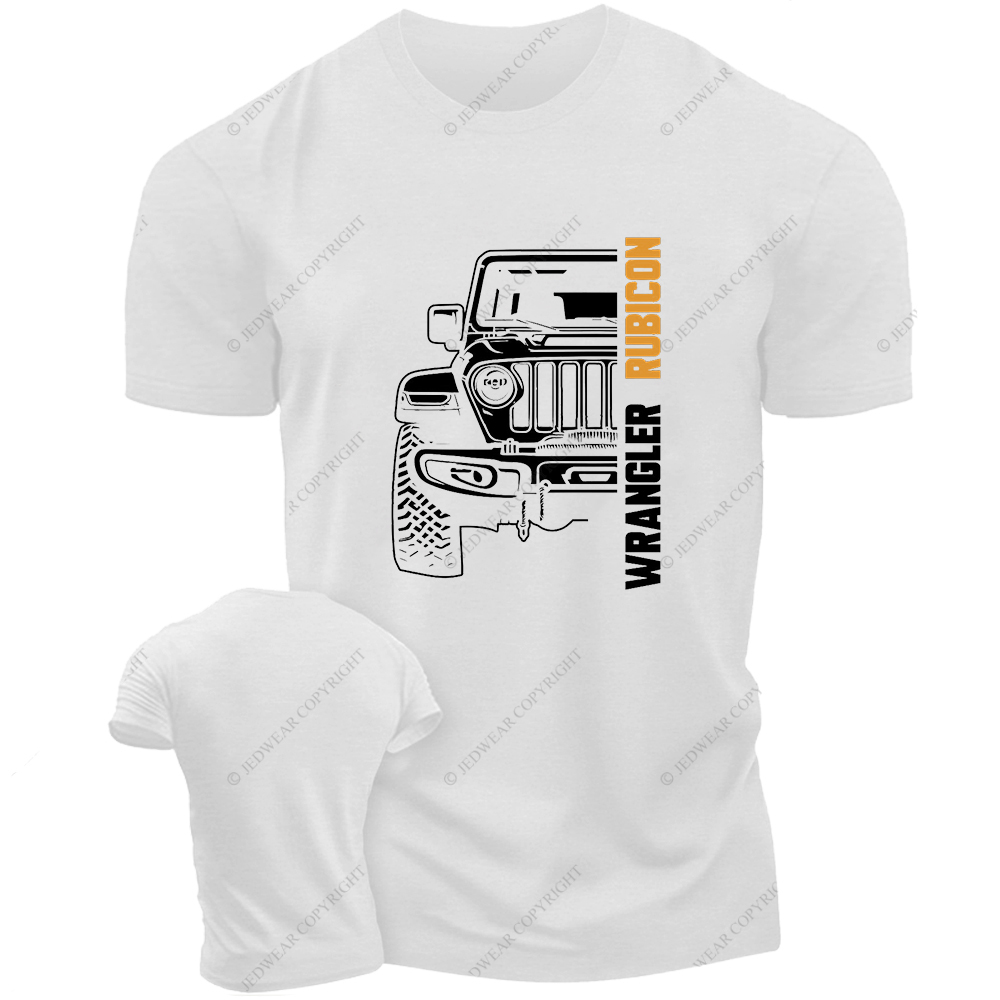 Wrangler Rubicon Black And White Sketch Jp T-Shirt