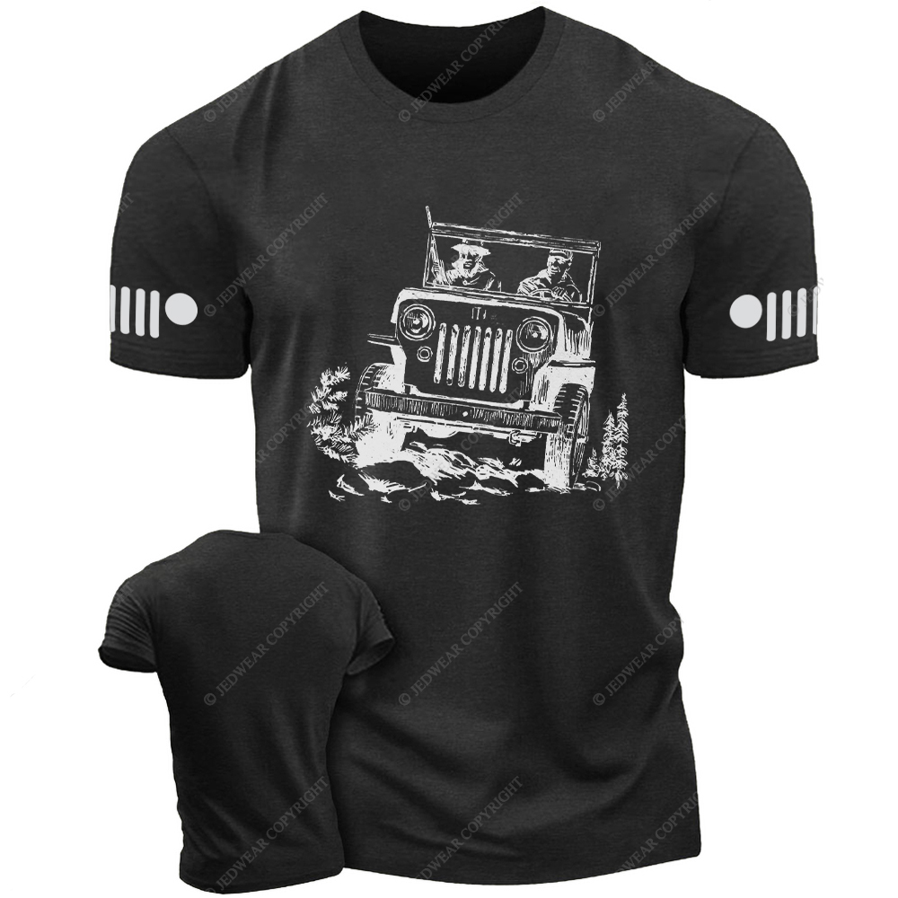 Soldiers Driving A Car Jp T-Shirt