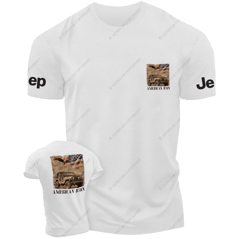 American Flag Eagle American Icon JP T-Shirt