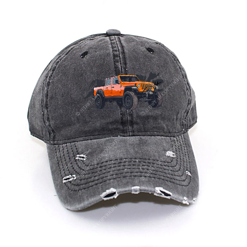 Truck Driving On Mountain Road Four-Wheeler Jp Baseball Cap