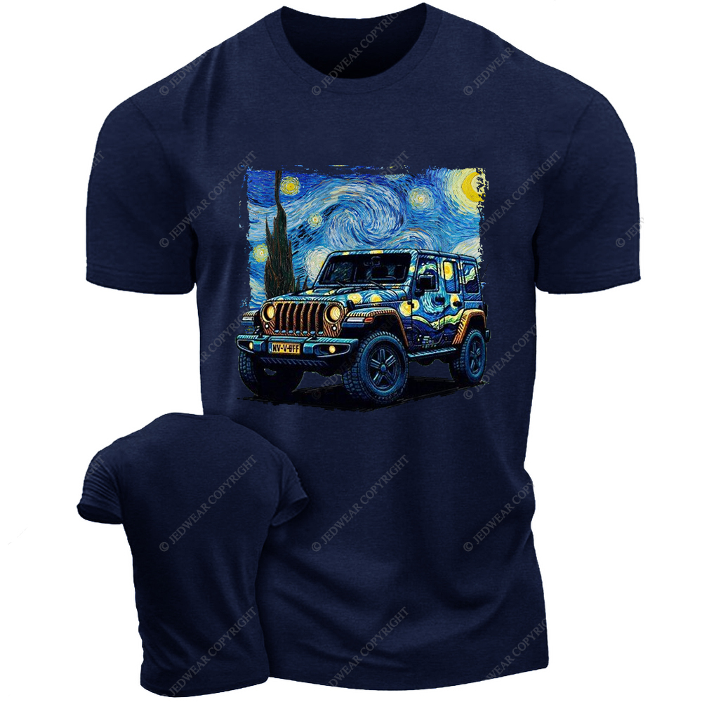 The Starry Night By Van Gogh Canvas Jp T-Shirt