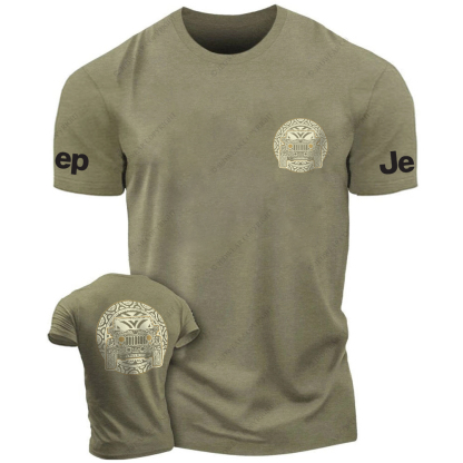 Hollow Pattern Four Wheeler Car JP T-Shirt