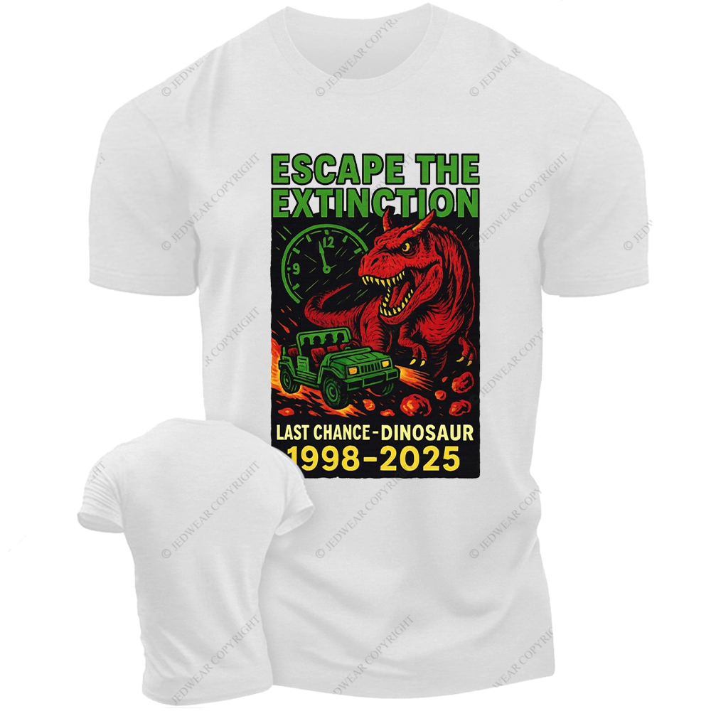 Escape The Extinction Last Chance Dinosaur Jp T-Shirt