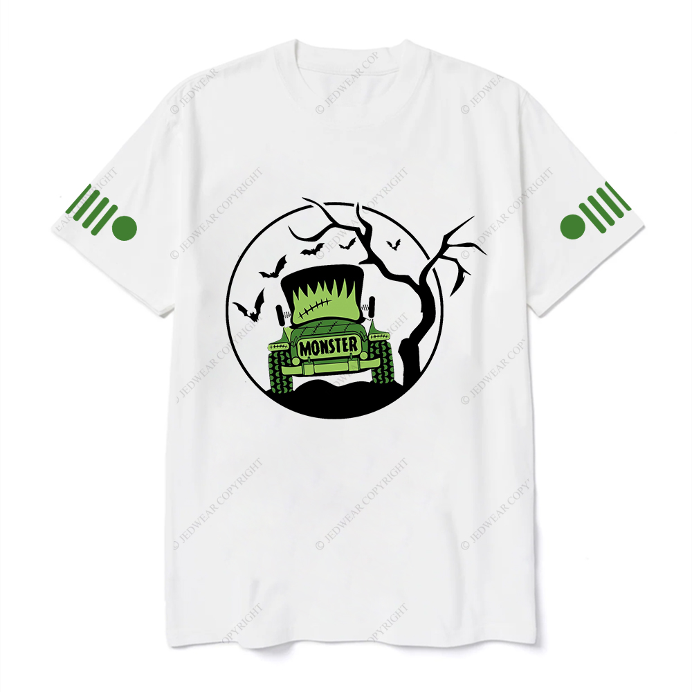Frankenstein 4x4 Off Road Car Halloween  Monster Car Jp T-shirt