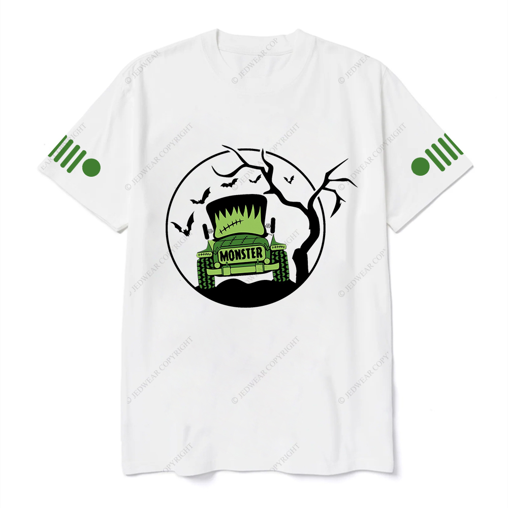 Frankenstein 4x4 Off Road Car Halloween  Monster Car Jp T-shirt