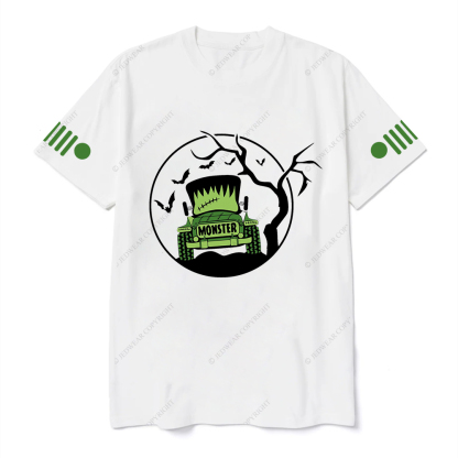 Frankenstein 4x4 Off Road Car Halloween  Monster Car Jp T-shirt