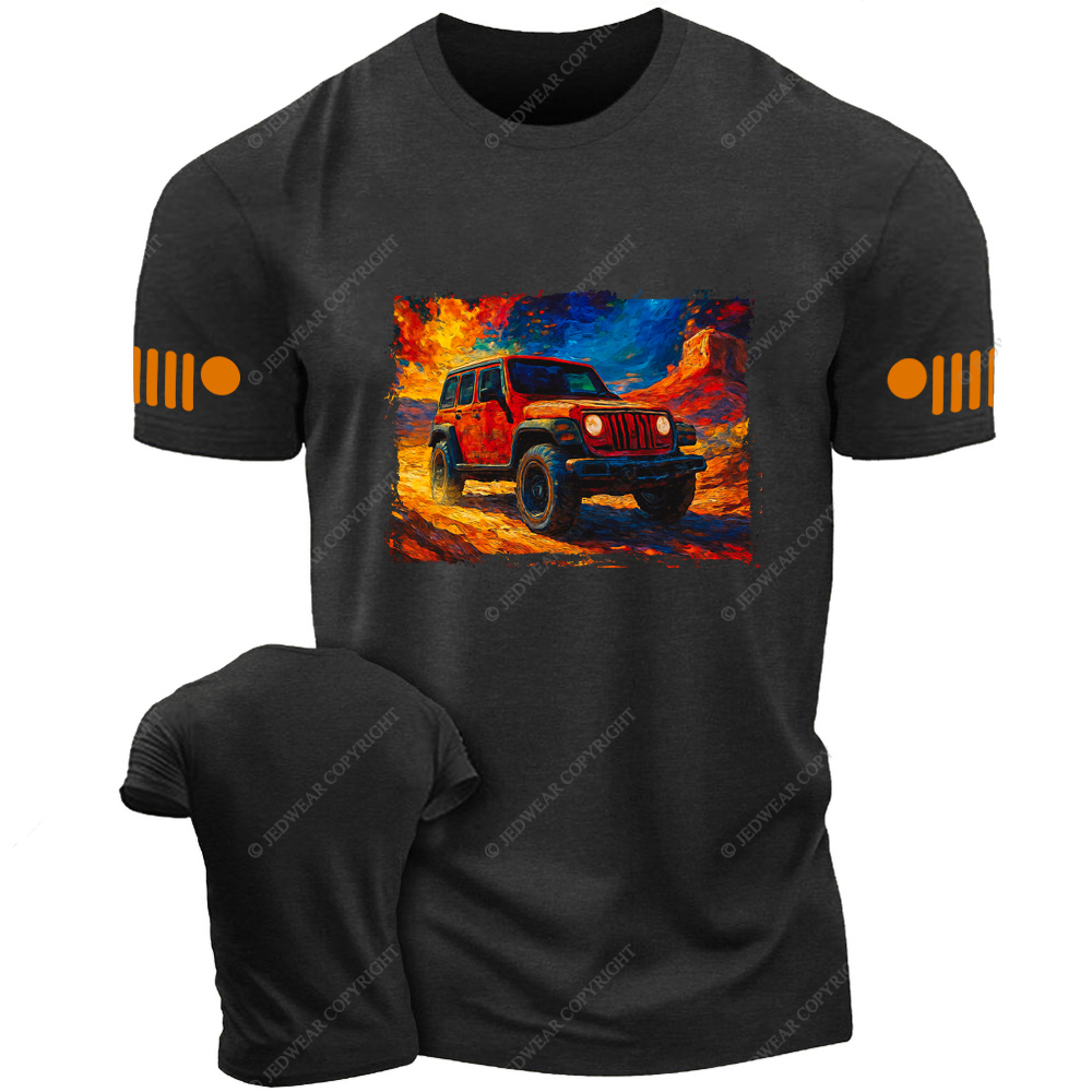 Driving On USA Landscape Jp T-Shirt