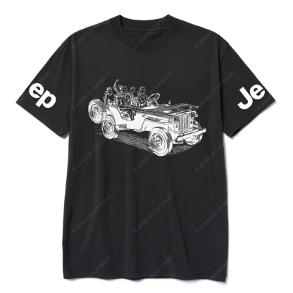 Family Riding in Convertible Jp T-Shirt
