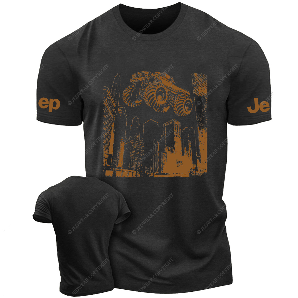 Car Flying In The City Air Jp T-Shirt