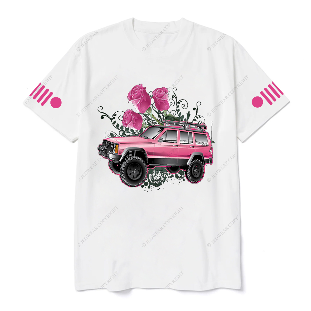 Pink Cherokee And Pink Rose Jp T-Shirt