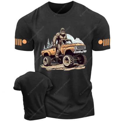 Monkey Driving A Car Jp T-Shirt