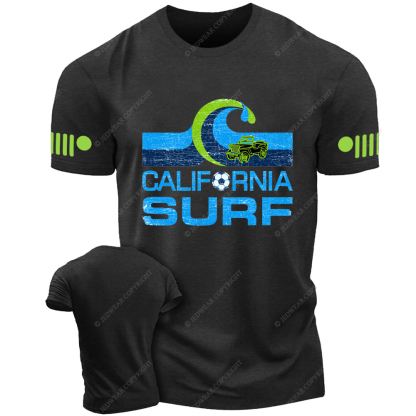 California Surf Football Vintage Style  Jp T-Shirt