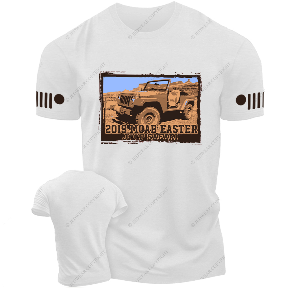 2019 Mobe Easter Vintage Car Safari Jp T-Shirt
