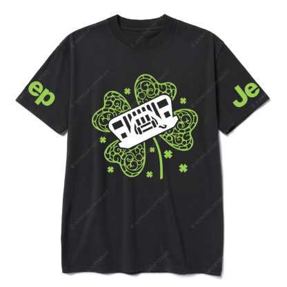 Four-Leaf Clover Flowers And Plants Jp T-Shirt