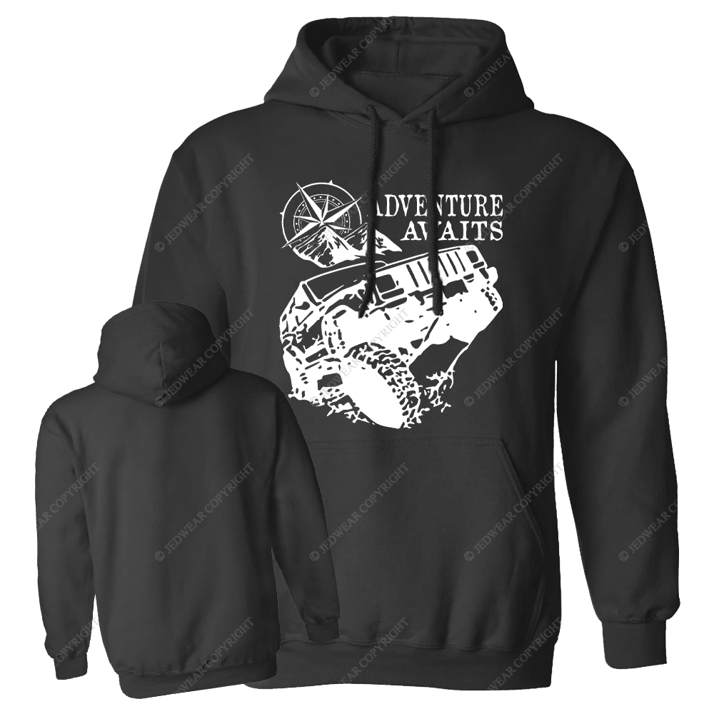 Adventure Awaits Compass Jp Oversized Hoodie