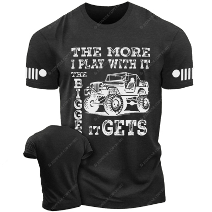 Wrangler The More I Play With It The Bigger I Gets Jp T-Shirt