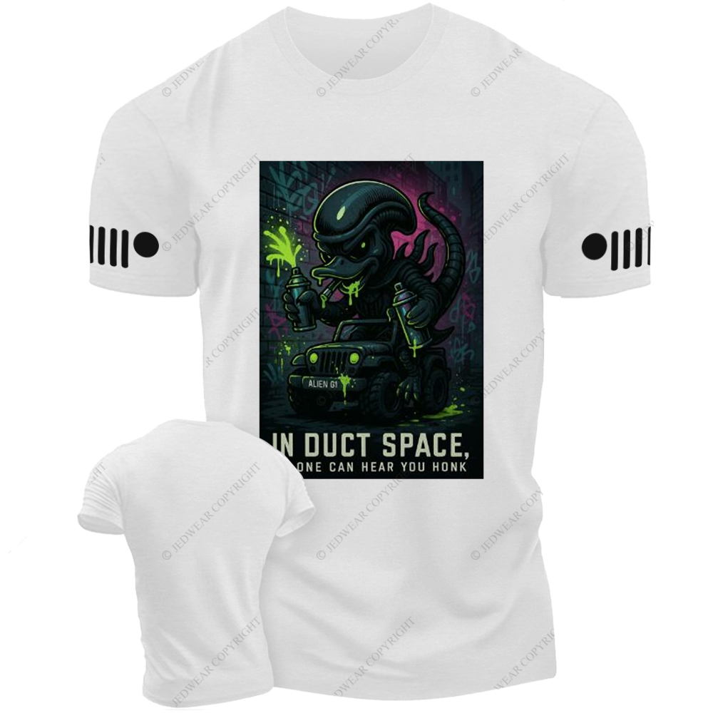 Alien Duck Off-Road In Duct Space Jp T-Shirt