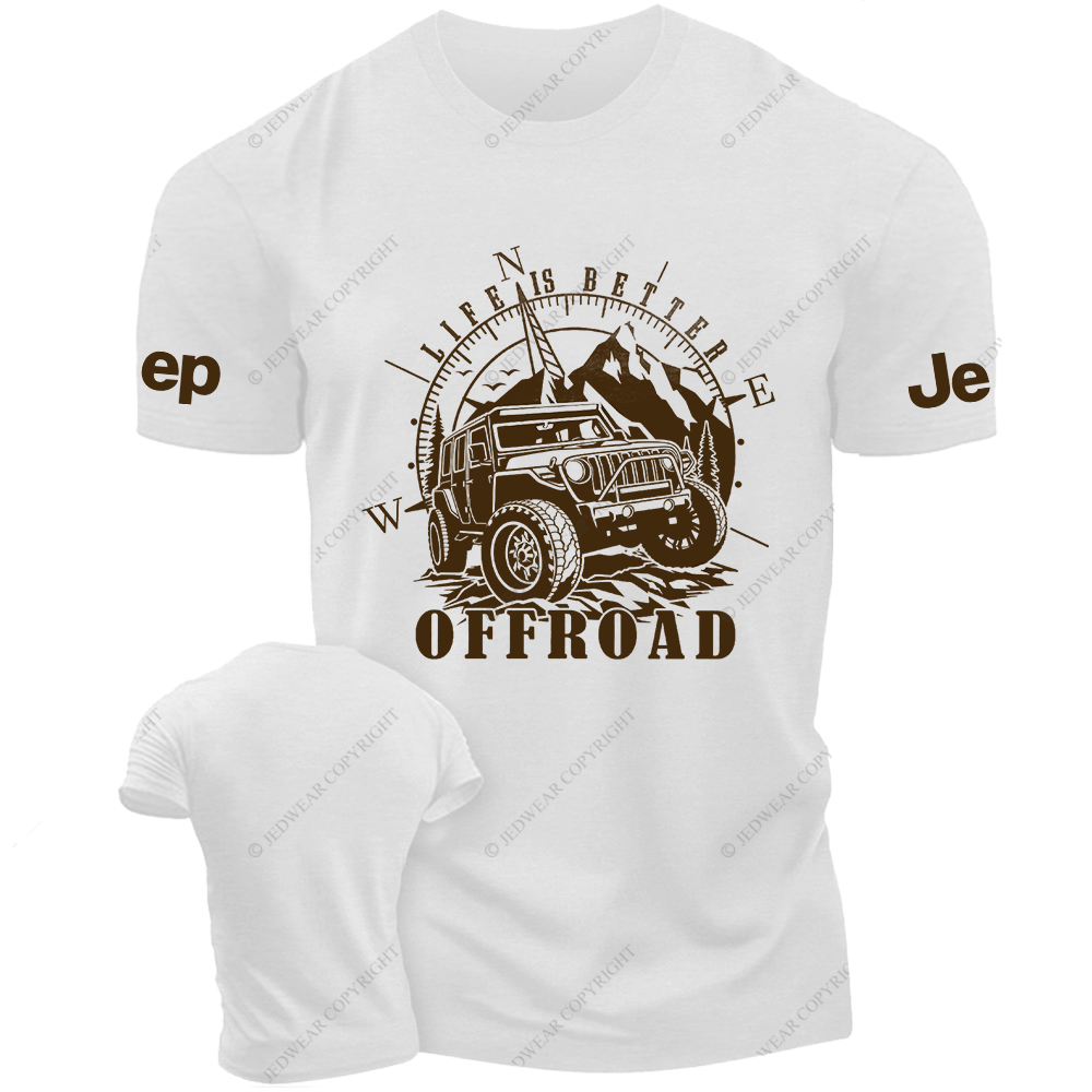 Comfort Colors Life Is Better Off-Road Travel Jp T-Shirt