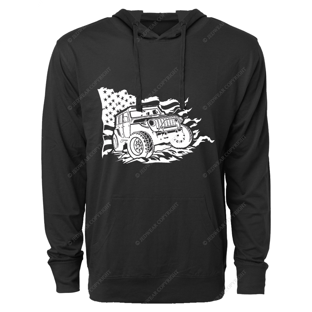 Comfort Colors American Off-Road Jp Oversized Lightweight Hoodie