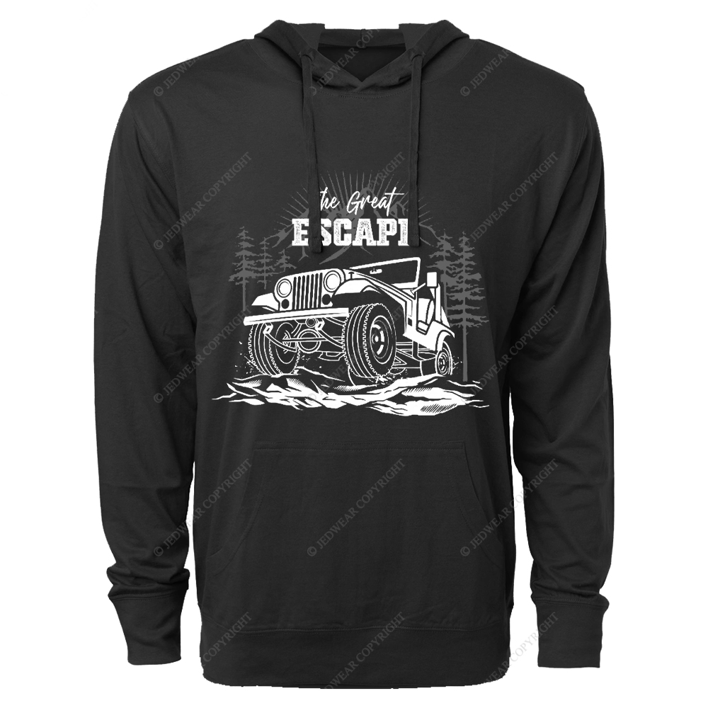 The Great Escape CJ-5 Jp Oversized Lightweight Hoodie
