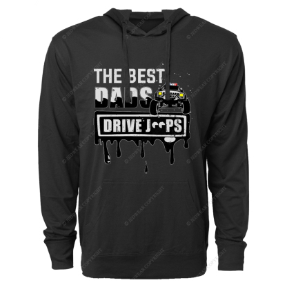 The Best Dads Drive Car Jp Oversized Lightweight Hoodie