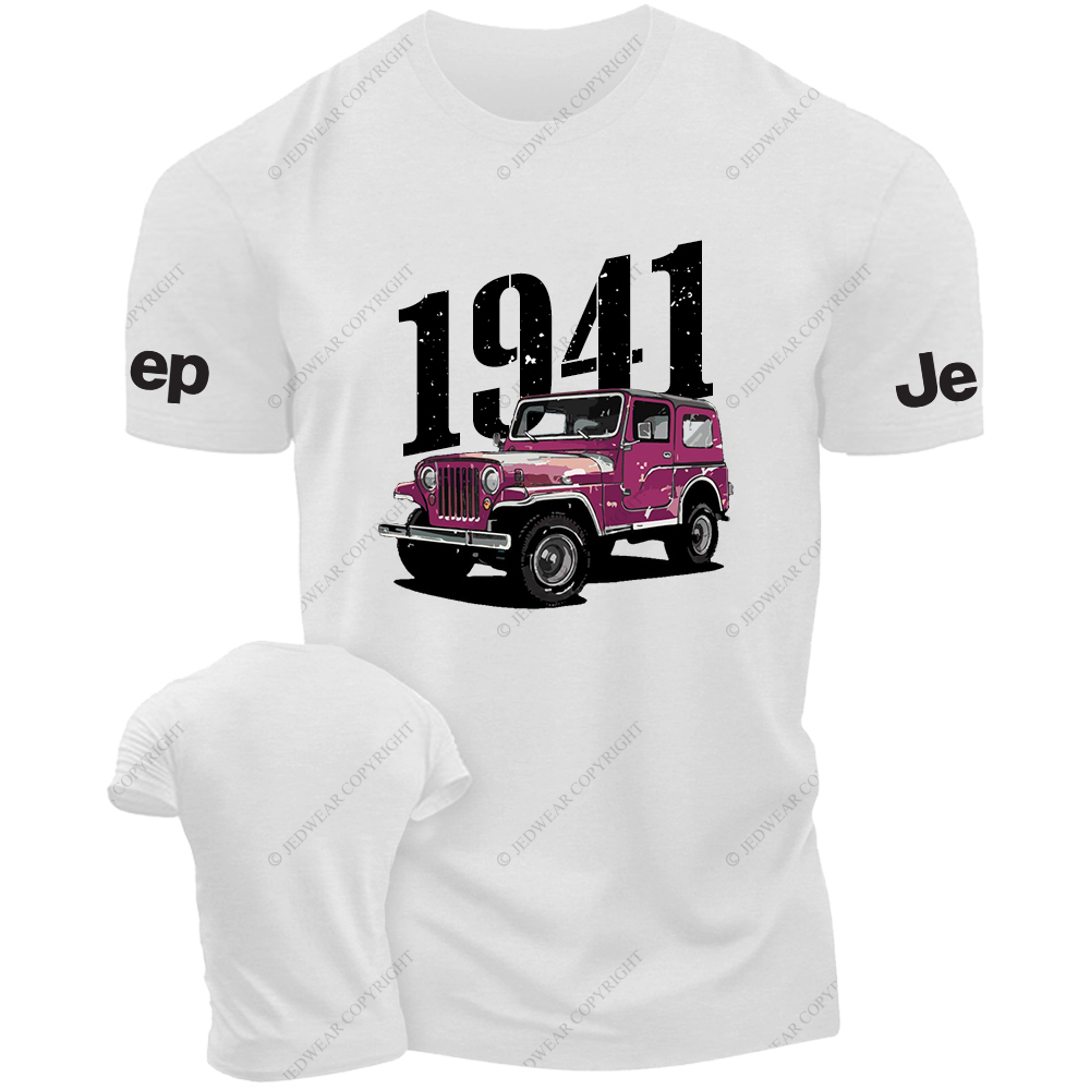 Watercolor Style Red Four-Wheeler 4x4 JP T-Shirt