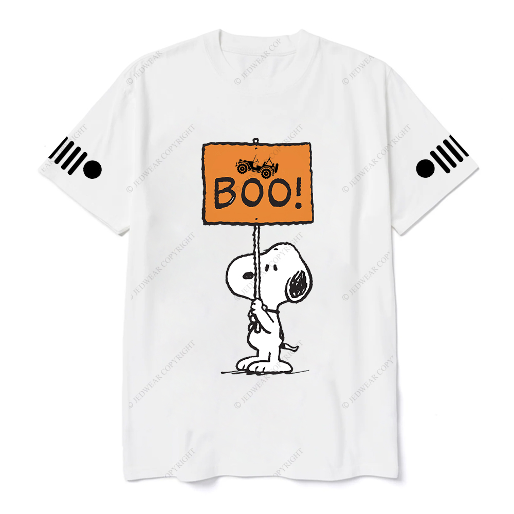 Step Into The Whimsical World Of Halloween Boo Jp T-Shirt