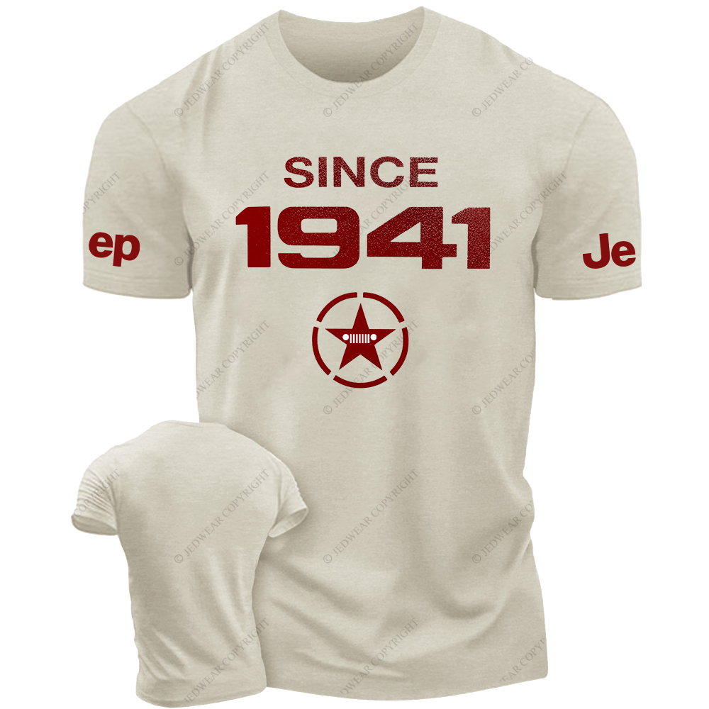 Vintage Military Star Circle Since 1941 JP T-Shirt