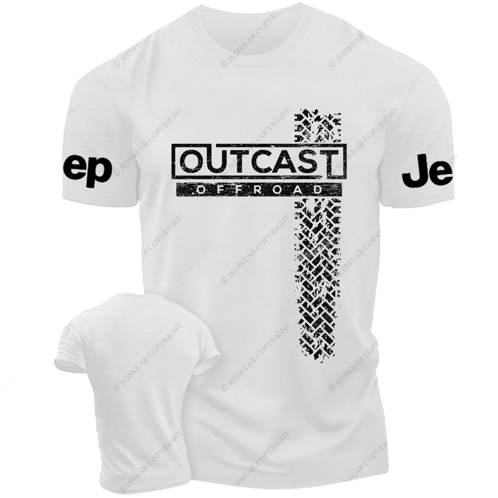 Outcast Off-Road Wheel Tracks Jp T-Shirt