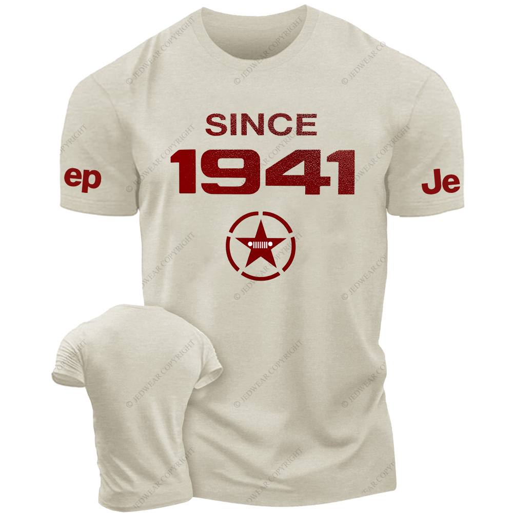 Vintage Military Star Circle Since 1941 JP T-Shirt
