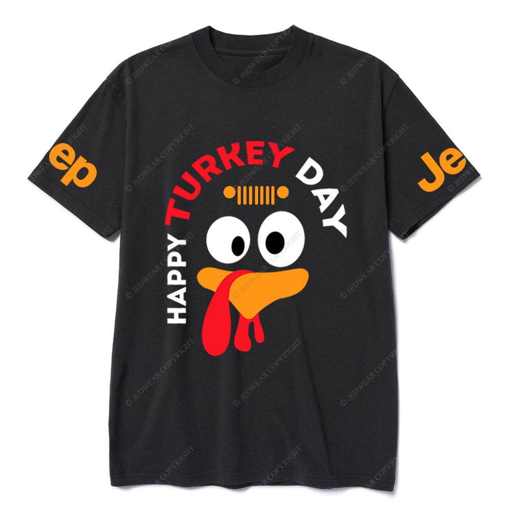 Happy Turkey Day Funny Thanksgiving Day Jp T-Shirt