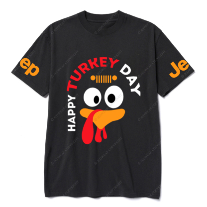 Happy Turkey Day Funny Thanksgiving Day Jp T-Shirt