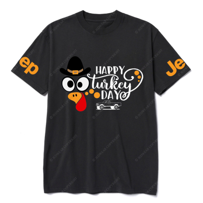 Happy Turkey Day Gobble Thanksgiving Day Jp T-Shirt