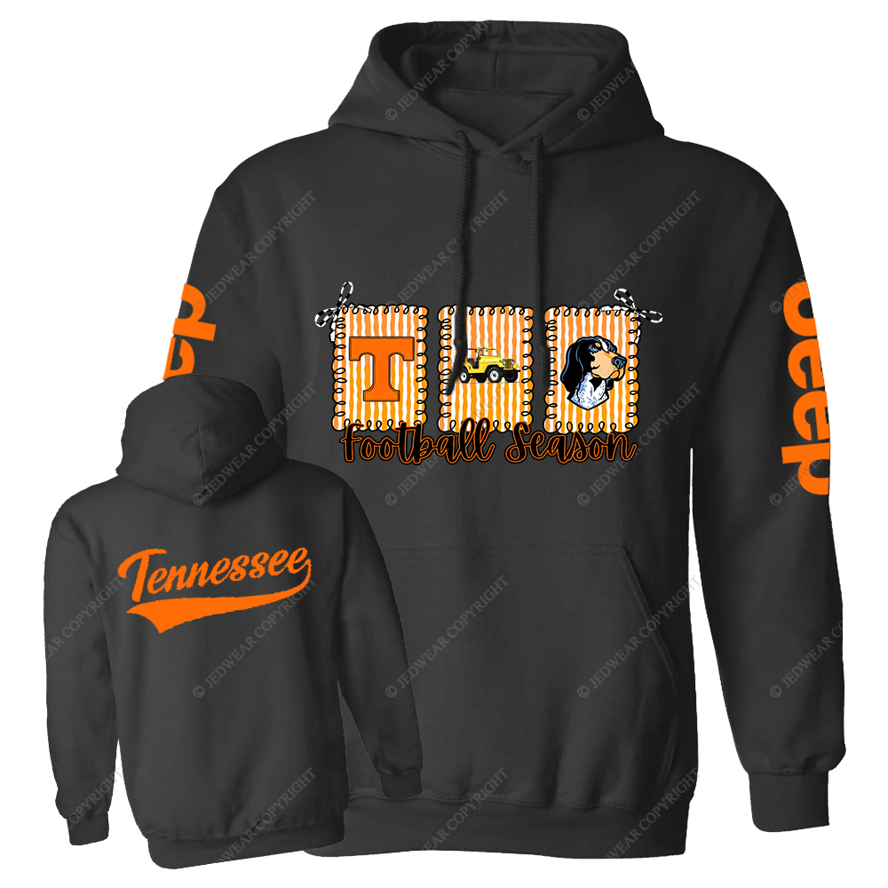 Tennessee Football Season Dog Jp Oversized Hoodie