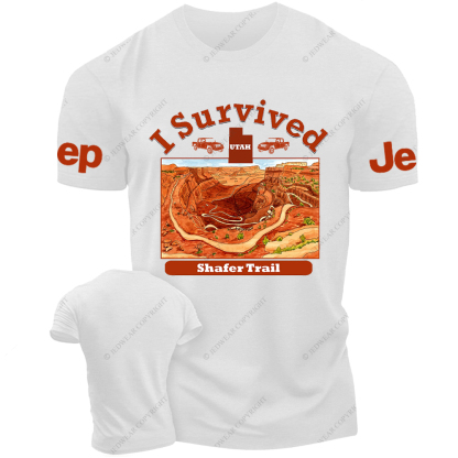 I Survived Shafer Trail Canyonlands National Park Classic Jp T-Shirt