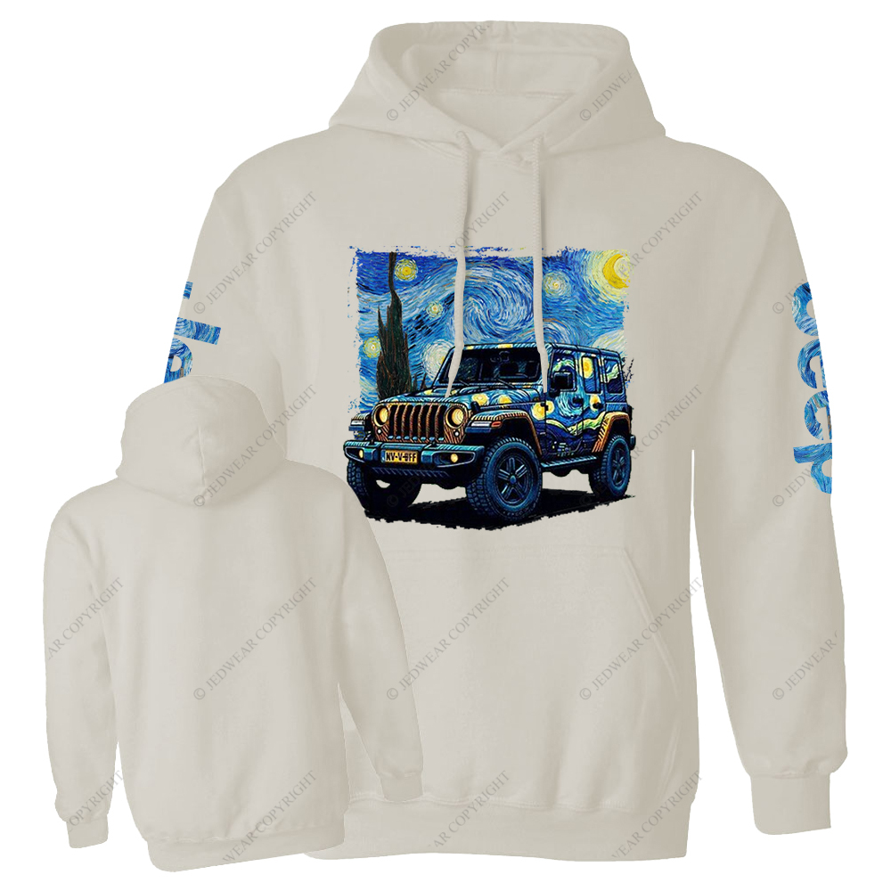 The Starry Night By Van Gogh Canvas Jp Casual Hoodie