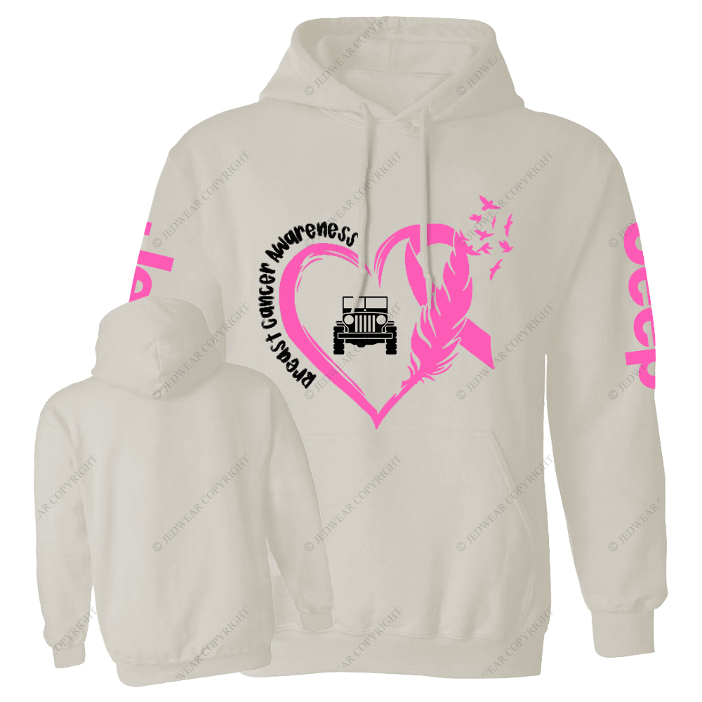 Breast Cancer Awareness Love Butterfly Jp Casual Hoodie