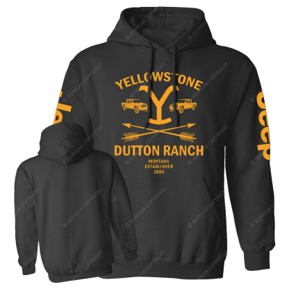 Yellowatone Dutton Ranch Jp Casual Hoodie