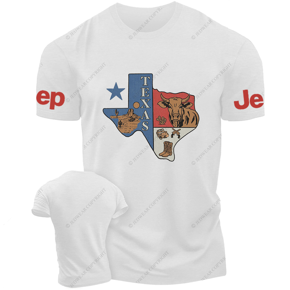 Texas Western Style Cow Jp T-Shirt