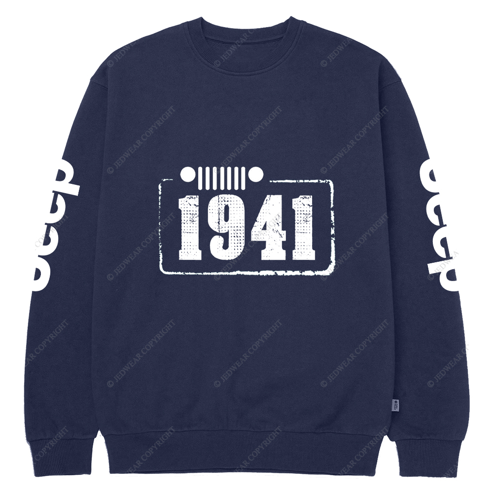 Created Times Since 1941 Jp Crew Neck Sweatshirt