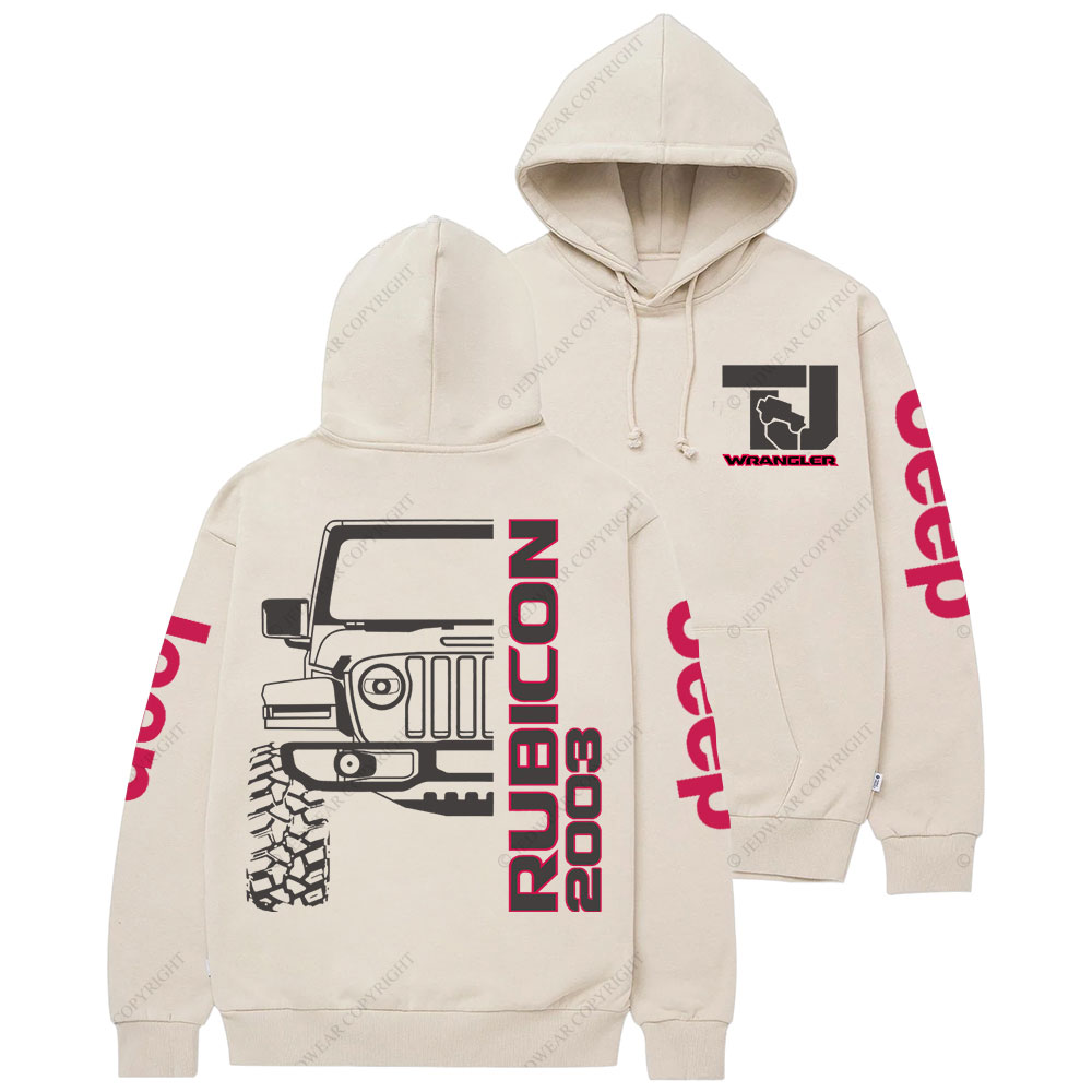 Rubicon Wrangler TJ Est 2003 Jp Lover Casual Hoodie