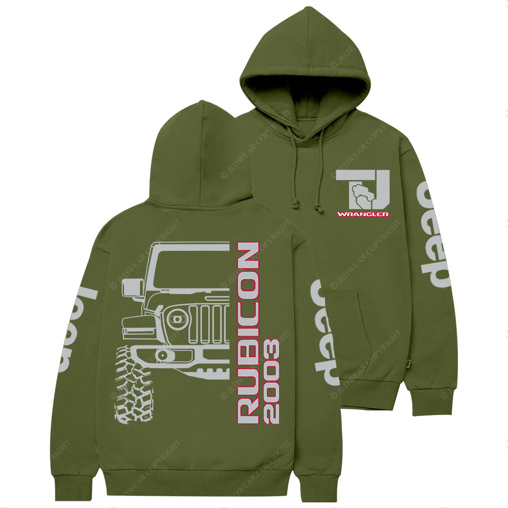 Rubicon Wrangler TJ Est 2003 Jp Lover Casual Hoodie