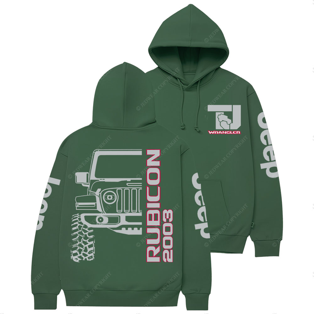 Rubicon Wrangler TJ Est 2003 Jp Lover Casual Hoodie