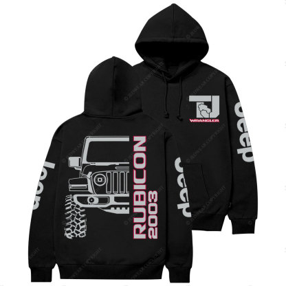 Rubicon Wrangler TJ Est 2003 Jp Lover Casual Hoodie
