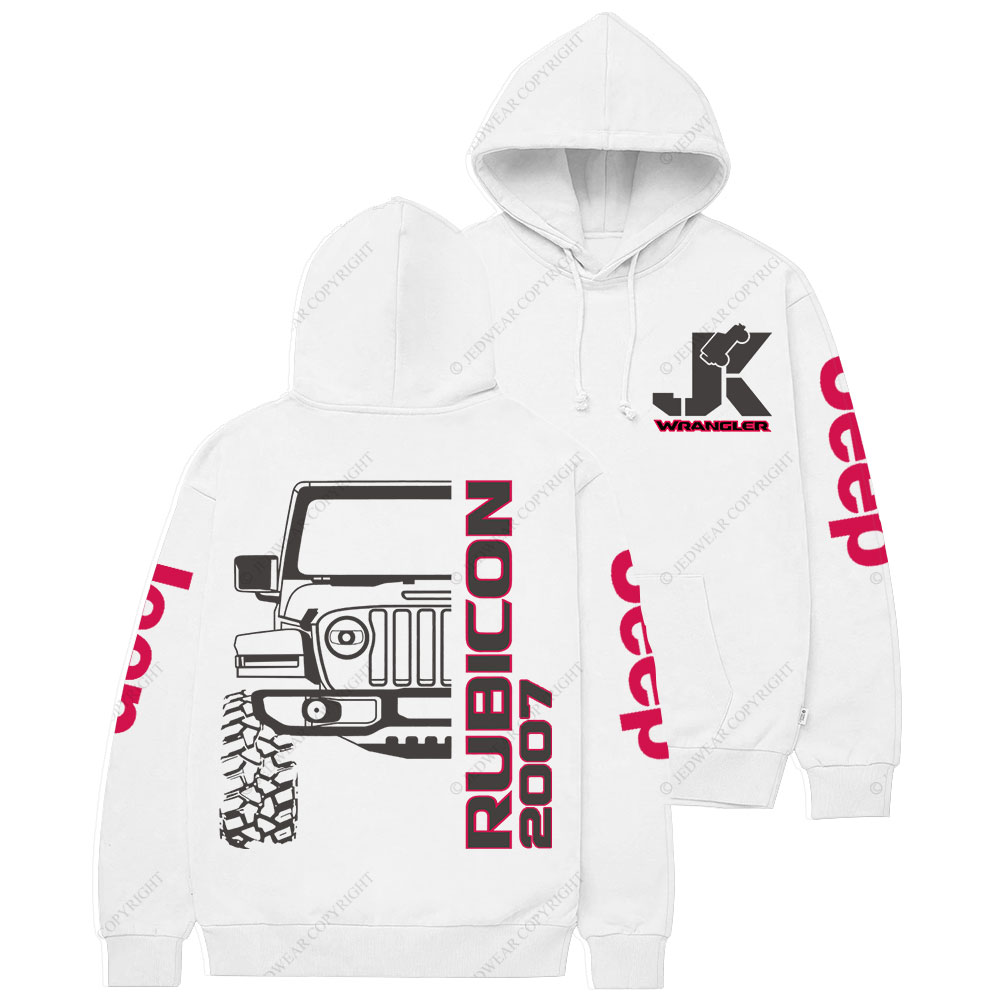 Rubicon Wrangler JK Est 2007 Jp Lover Casual Hoodie