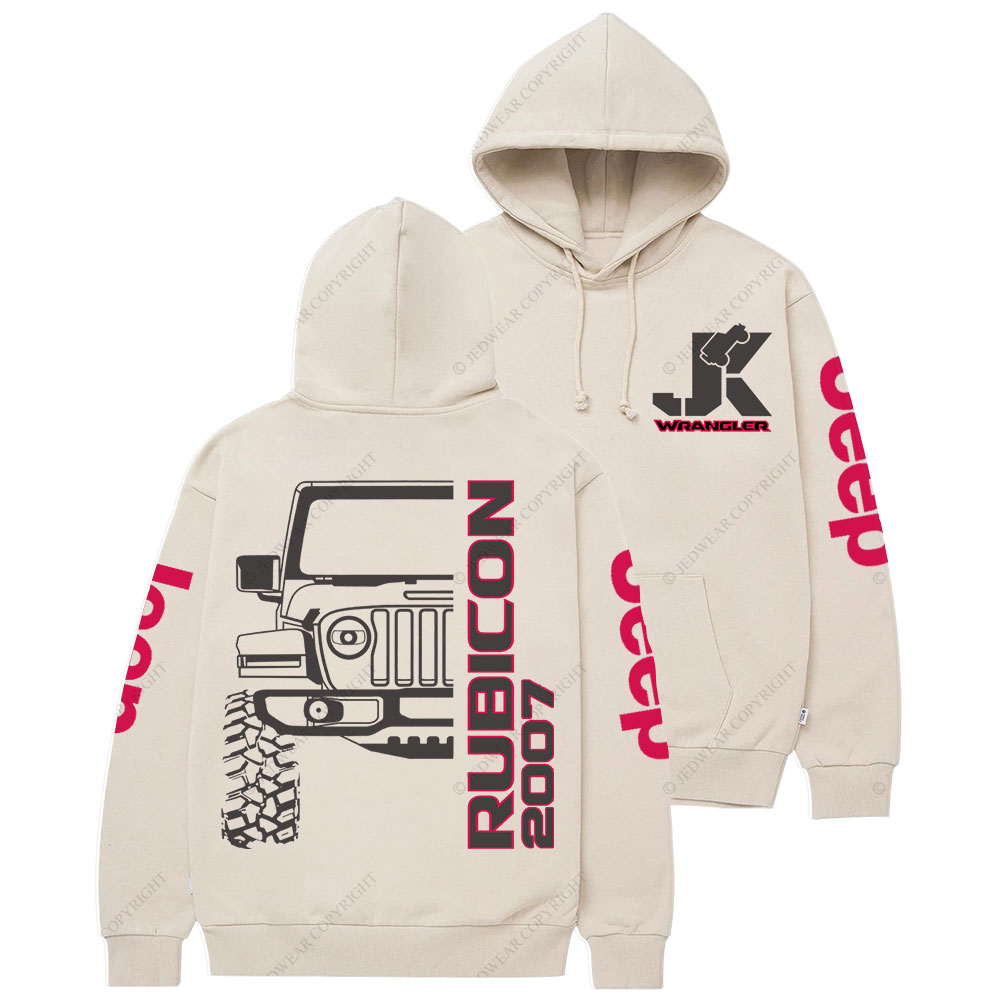 Rubicon Wrangler JK Est 2007 Jp Lover Casual Hoodie