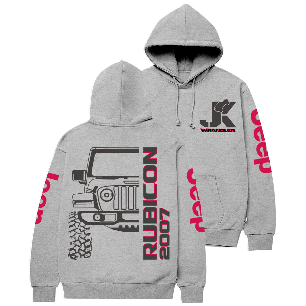 Rubicon Wrangler JK Est 2007 Jp Lover Casual Hoodie