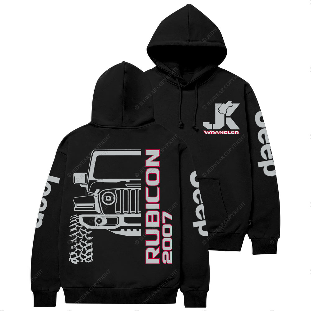 Rubicon Wrangler JK Est 2007 Jp Lover Casual Hoodie