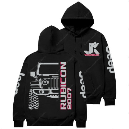 Rubicon Wrangler JK Est 2007 Jp Lover Casual Hoodie